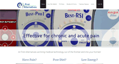 Desktop Screenshot of firstalternativetherapies.com